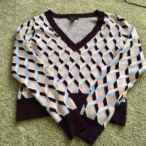 Unworn and unwashed Forever 21 Geometric sweater